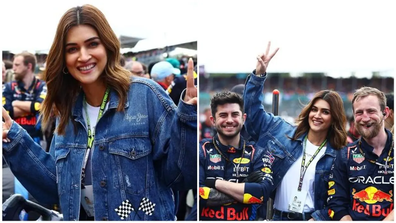 Kriti Sanon Makes History as the First Female Bollywood Star at F1 in Silverstone Kriti Sanon Makes History as the First Female Bollywood Star at F1 in Silverstone