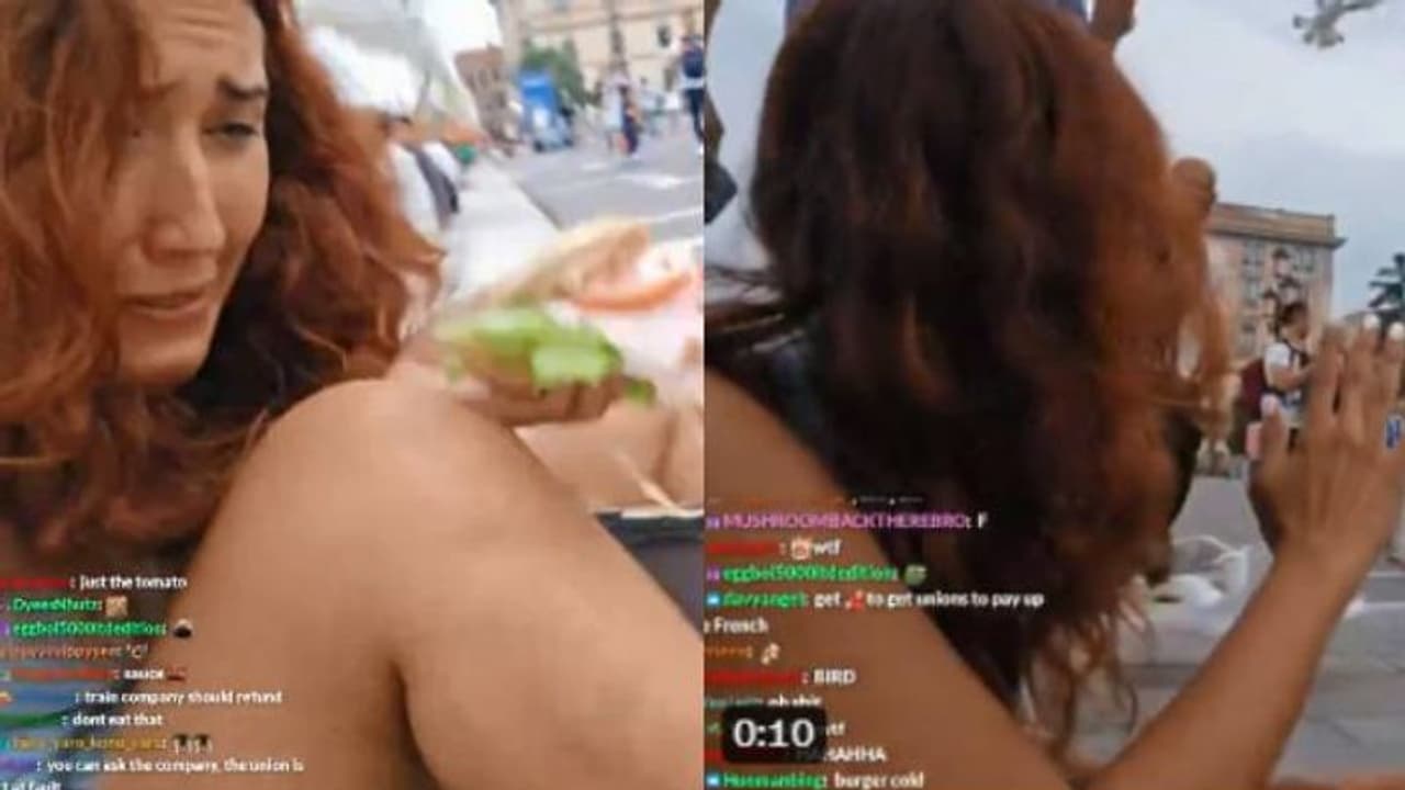 ദേ വന്നു, ദാ കൊണ്ടോയി; യുവതി ലൈവിൽ, കയ്യിൽ സാൻഡ്വിച്ച്, ഒറ്റനിമിഷം കൊണ്ട് കടൽക്കാക്കളെത്തി തട്ടിപ്പറിച്ചു ദേ വന്നു, ദാ കൊണ്ടോയി; യുവതി ലൈവിൽ, കയ്യിൽ സാൻഡ്വിച്ച്, ഒറ്റനിമിഷം കൊണ്ട് കടൽക്കാക്കളെത്തി തട്ടിപ്പറിച്ചു