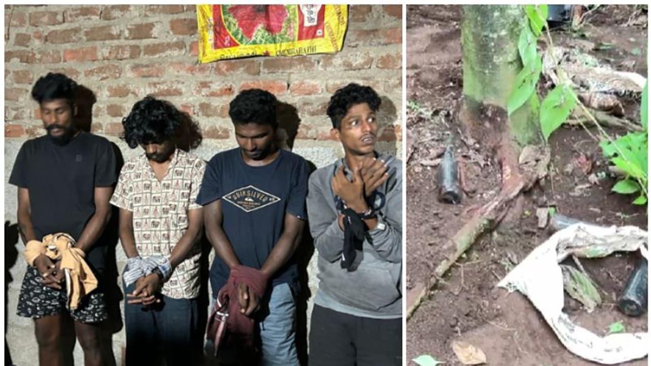 ആട് ഫാം തുടങ്ങുന്നതിനെടുത്ത വീട്, 14 ചെറിയ കുപ്പികളിലായി മണ്ണിൽ കുഴിച്ചിട്ട 'രഹസ്യം'; പുറത്തെടുത്ത് എക്സൈസ്