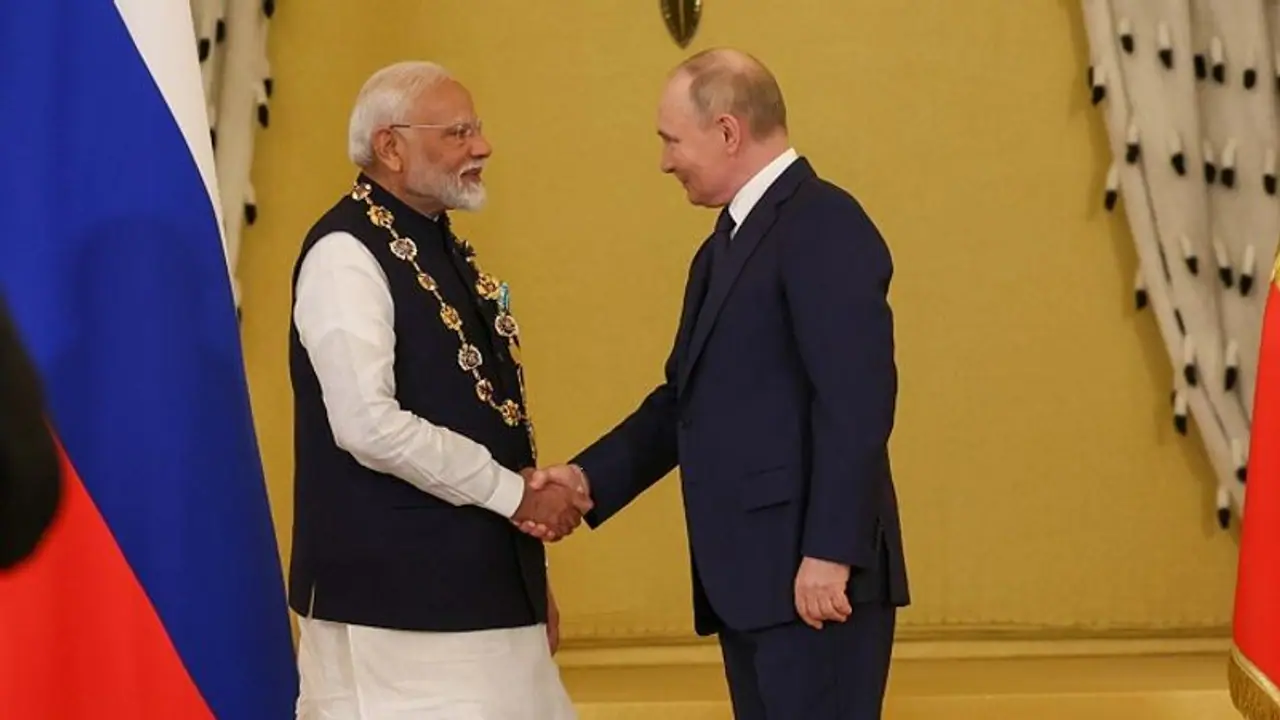 Laureate of St. Andrew: Modi Honored with Russia's Preeminent Civilian Award despite US Concerns Laureate of St. Andrew: Modi Honored with Russia's Preeminent Civilian Award despite US Concerns