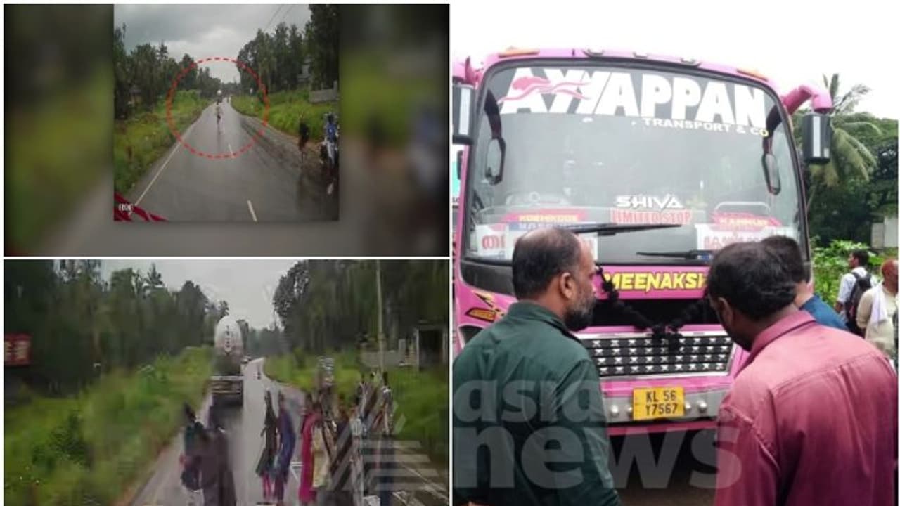 സീബ്രാ ലൈനിലൂടെ റോഡ് മുറിച്ച് കടന്ന വിദ്യാർത്ഥികളെ ബസ് ഇടിച്ചു, ശേഷം ഇറങ്ങിയോടി; ഡ്രൈവർ അറസ്റ്റിൽ സീബ്രാ ലൈനിലൂടെ റോഡ് മുറിച്ച് കടന്ന വിദ്യാർത്ഥികളെ ബസ് ഇടിച്ചു, ശേഷം ഇറങ്ങിയോടി; ഡ്രൈവർ അറസ്റ്റിൽ