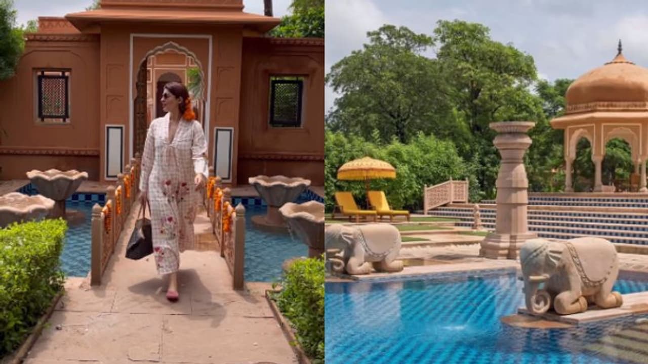 Twinkle Khanna's Jaipur Adventure: Laughter, Twinning, and a Hilarious Toilet Lock Incident Twinkle Khanna's Jaipur Adventure: Laughter, Twinning, and a Hilarious Toilet Lock Incident