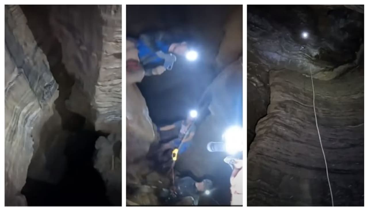 'കുട്ടേട്ടാ...'; ലോകത്തിലെ ഏറ്റവും ആഴമേറിയ ഗർത്തത്തിന്‍റെ ഗോപ്രോ കാഴ്ചകള്‍ വൈറൽ 