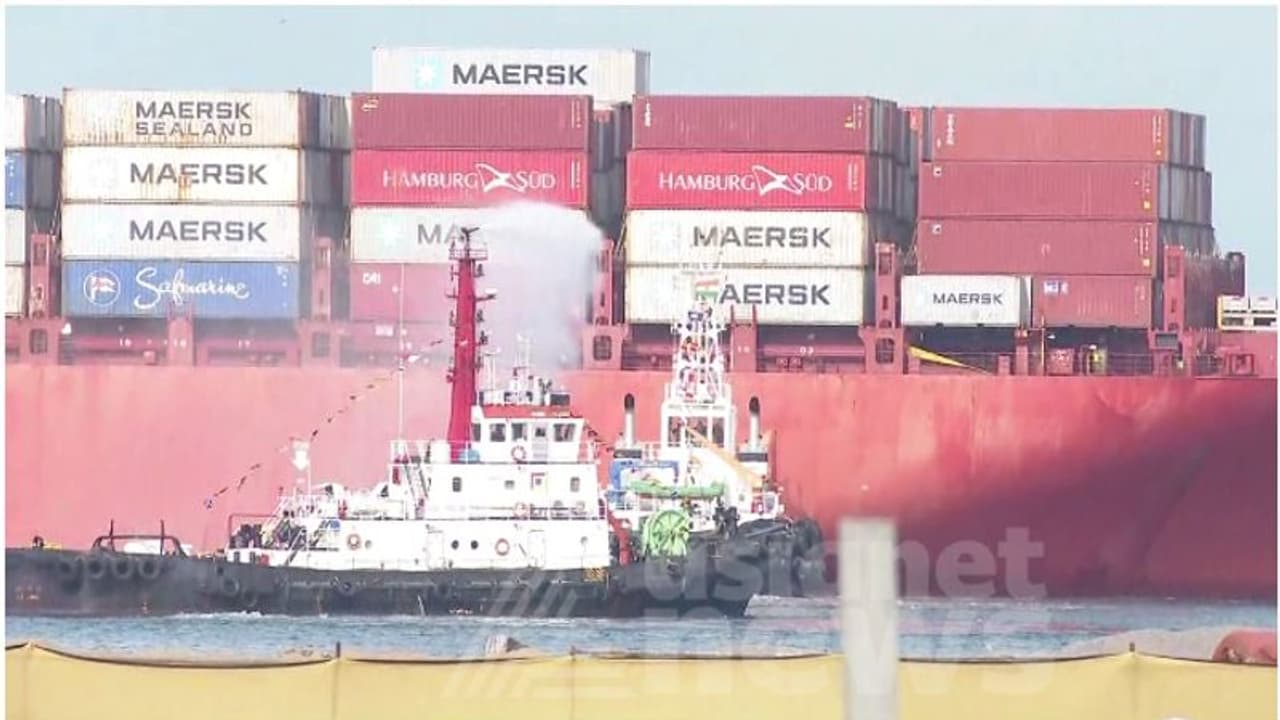 സാൻ ഫർണാണ്ടോ മടങ്ങിയാൽ ഉടൻ 'മറീൻ അസർ' എത്തും, വിഴിഞ്ഞത്തേക്ക് രണ്ടാം ചരക്ക് കപ്പൽ, പുറംകടലിൽ നങ്കൂരമിട്ടു സാൻ ഫർണാണ്ടോ മടങ്ങിയാൽ ഉടൻ 'മറീൻ അസർ' എത്തും, വിഴിഞ്ഞത്തേക്ക് രണ്ടാം ചരക്ക് കപ്പൽ, പുറംകടലിൽ നങ്കൂരമിട്ടു