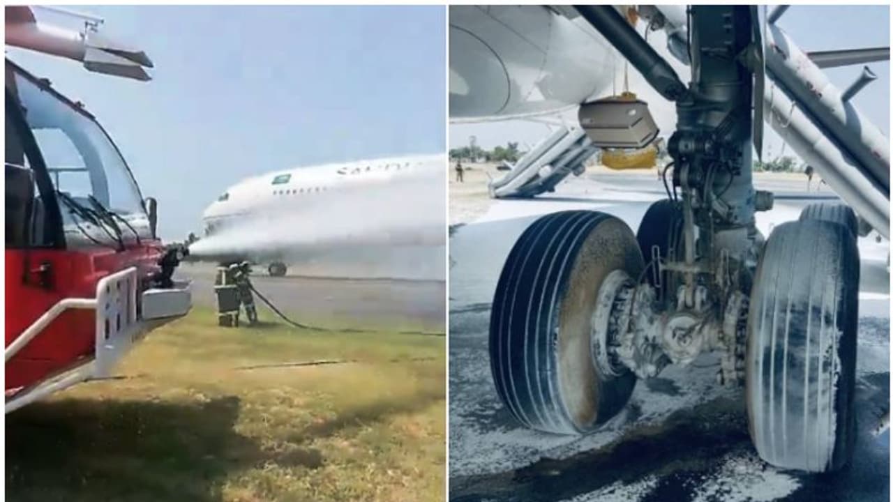 ലാൻഡിങ്ങിനിടെ തീയും പുകയും; അതിവേഗ ഇടപെടൽ, വിമാനത്തിന്‍റെ എമർജൻസി ഡോറുകൾ തുറന്നു, യാത്രക്കാർ സുരക്ഷിതർ 