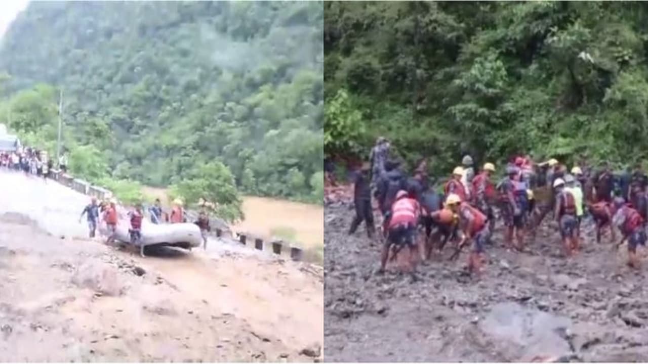 നേപ്പാളിൽ മണ്ണിടിച്ചിലിനെ തുടർന്ന് 2 ബസുകൾ നദിയിലേക്ക് മറിഞ്ഞു; 7 ഇന്ത്യക്കാർ ഉള്പ്പെടെ 60ലധികം പേരെ കാണാതായി നേപ്പാളിൽ മണ്ണിടിച്ചിലിനെ തുടർന്ന് 2 ബസുകൾ നദിയിലേക്ക് മറിഞ്ഞു; 7 ഇന്ത്യക്കാർ ഉള്പ്പെടെ 60ലധികം പേരെ കാണാതായി