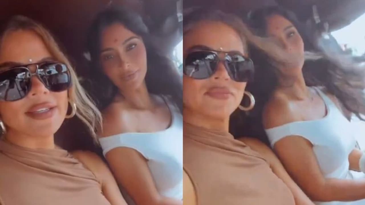 WATCH: Kim and Khloe Kardashian take auto ride in Mumbai as they arrive for Anant Radhika wedding