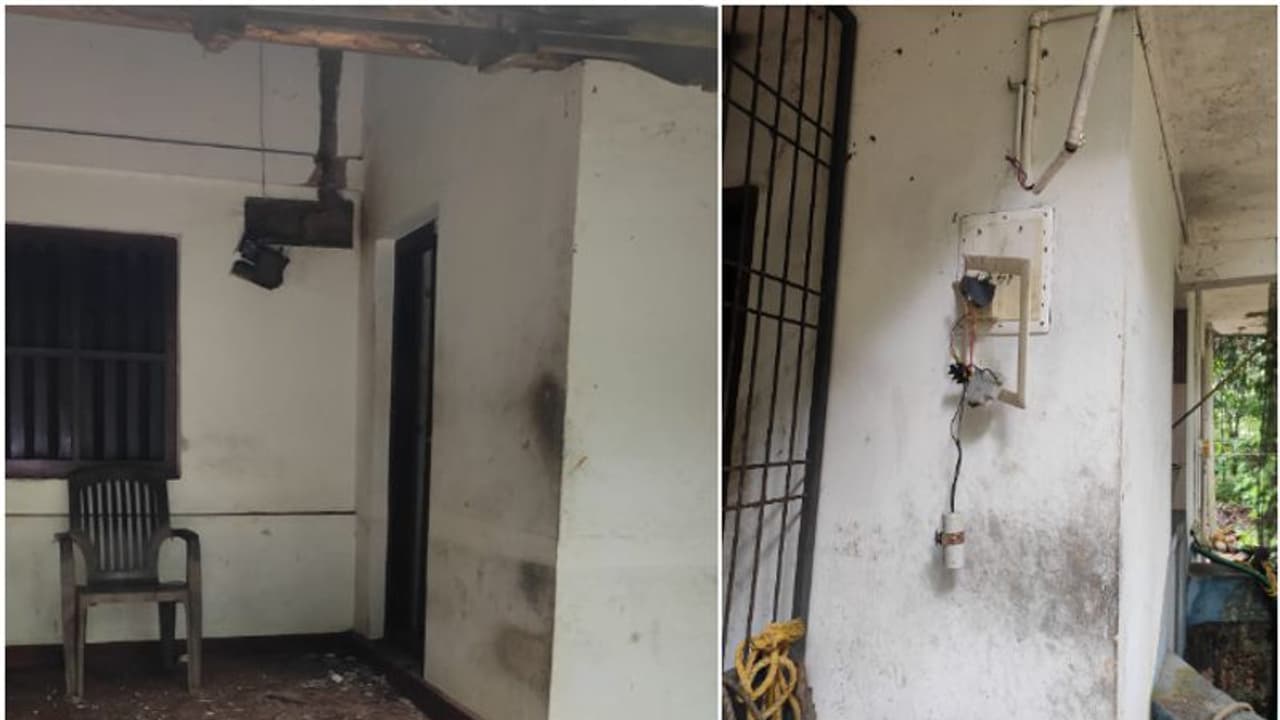 കണ്ണൂരിൽ അതിശക്ത മഴ, വീട്ടിലെ മെയിൻ സ്വിച്ച് ഇടിമിന്നലേറ്റ് കത്തി പൊട്ടിത്തെറിച്ചു; അപകടത്തിൽ ആളപായമില്ല കണ്ണൂരിൽ അതിശക്ത മഴ, വീട്ടിലെ മെയിൻ സ്വിച്ച് ഇടിമിന്നലേറ്റ് കത്തി പൊട്ടിത്തെറിച്ചു; അപകടത്തിൽ ആളപായമില്ല