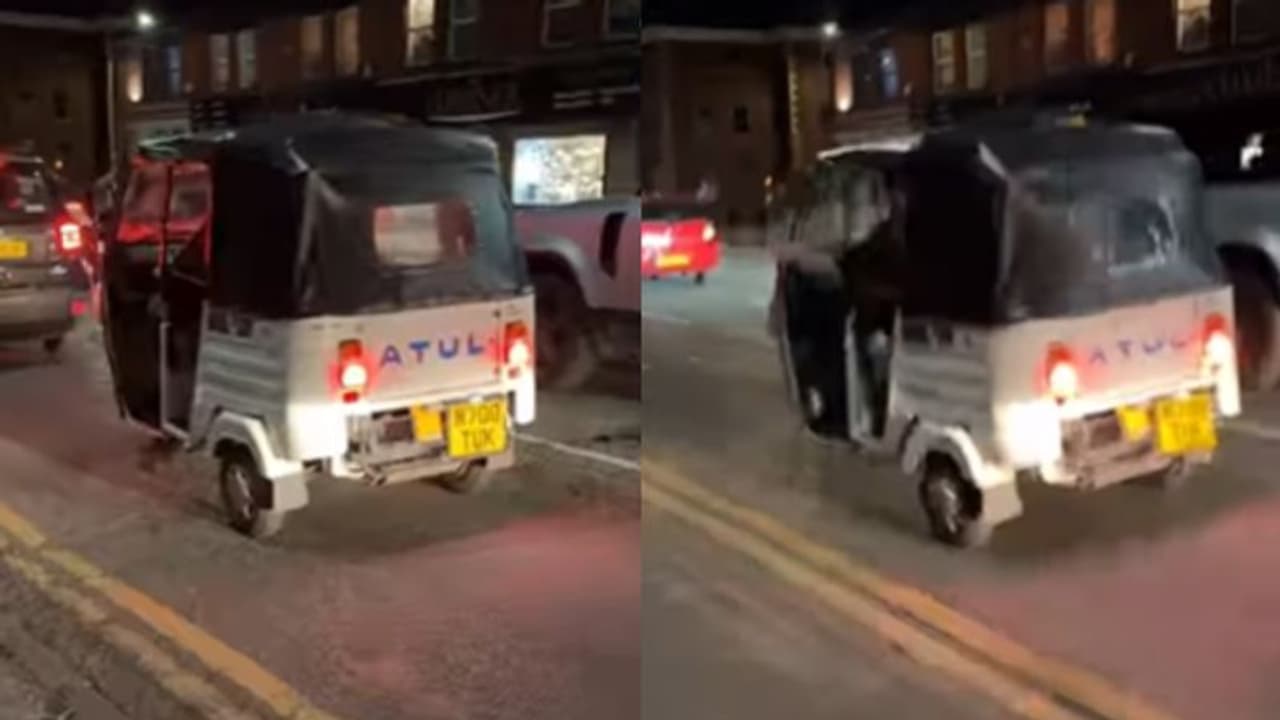 Autorickshaw Spotted in Manchester: A Viral Video taken social media by storm [WATCH]