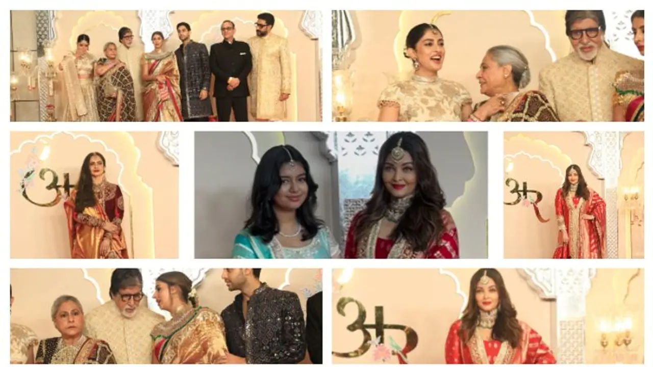 WATCH Aishwarya Rai skips posing with Bachchans; hugs Rekha as she arrived with Aaradhya at Ambani wedding WATCH Aishwarya Rai skips posing with Bachchans; hugs Rekha as she arrived with Aaradhya at Ambani wedding