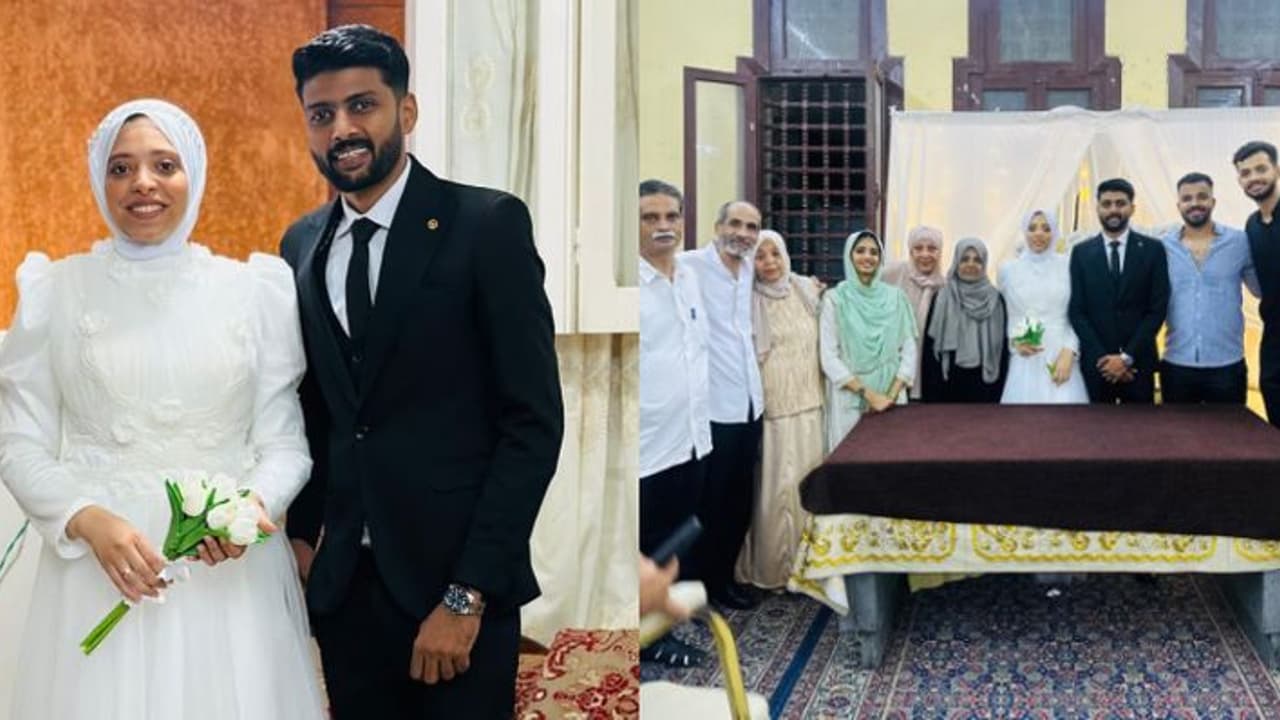 മിസ്രിൽ നിന്നും മിന്നുകെട്ടി മലപ്പുറത്തേക്കൊരു മരുമകൾ; വഴിത്തിരിവായത് 2021ലെ ഈജിപ്ത് യാത്ര മിസ്രിൽ നിന്നും മിന്നുകെട്ടി മലപ്പുറത്തേക്കൊരു മരുമകൾ; വഴിത്തിരിവായത് 2021ലെ ഈജിപ്ത് യാത്ര