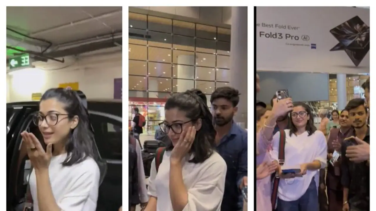 Rashmika Mandanna: விமான நிலையத்தில் ராஷ்மிகாவிடம் அத்துமீறிய ரசிகர்கள்; ராஷ்மியின் செயலால் நெகிழ்ந்த ரசிர்கள் Rashmika Mandanna: விமான நிலையத்தில் ராஷ்மிகாவிடம் அத்துமீறிய ரசிகர்கள்; ராஷ்மியின் செயலால் நெகிழ்ந்த ரசிர்கள்