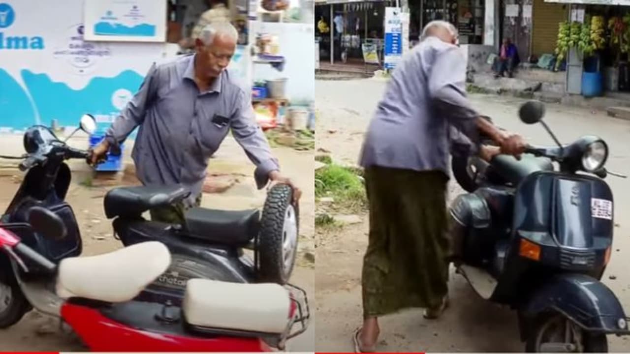 എത്ര കേടുപാട് പറ്റിയാലും ഞൊടിയിടയിൽ നന്നാക്കും; 50 വർഷമായി ചേതക് സ്കൂട്ടറുകൾ മാത്രം റിപ്പയർ ചെയ്യുന്ന സുലൈമാൻ