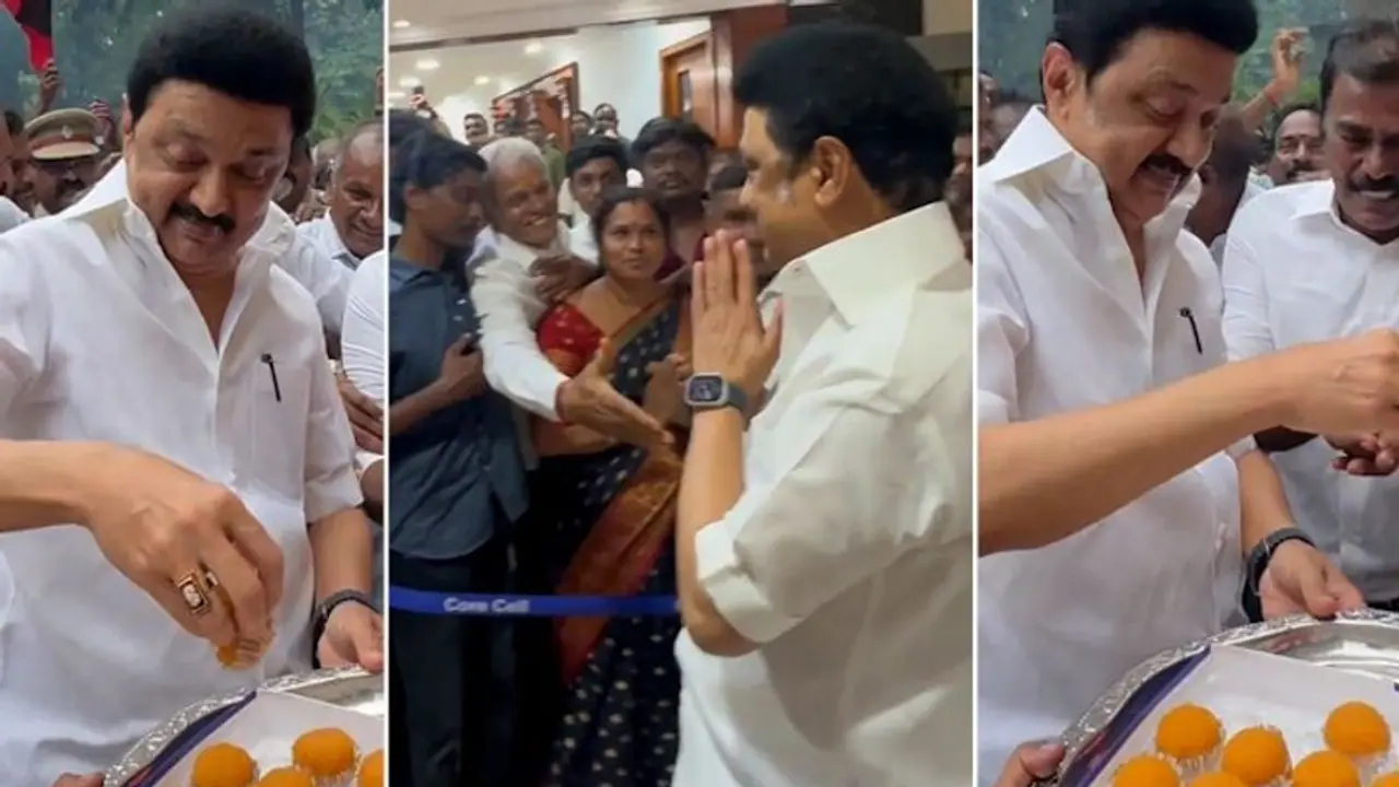 Vikravandi Bypoll Result 2024: DMK's Anniyur Siva secures victory, MK Stalin distributes sweets (WATCH) Vikravandi Bypoll Result 2024: DMK's Anniyur Siva secures victory, MK Stalin distributes sweets (WATCH)