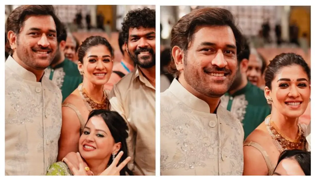 Anant Ambani, Radhika Merchant Wedding: Nayanthara, Vignesh Shivan share picture with MS Dhoni [PHOTOS]