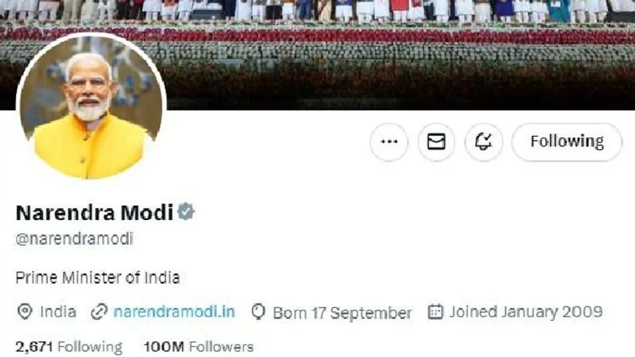 Milestone alert! PM Modi crosses 100 million followers on X, becomes most followed world leader; see stats Milestone alert! PM Modi crosses 100 million followers on X, becomes most followed world leader; see stats