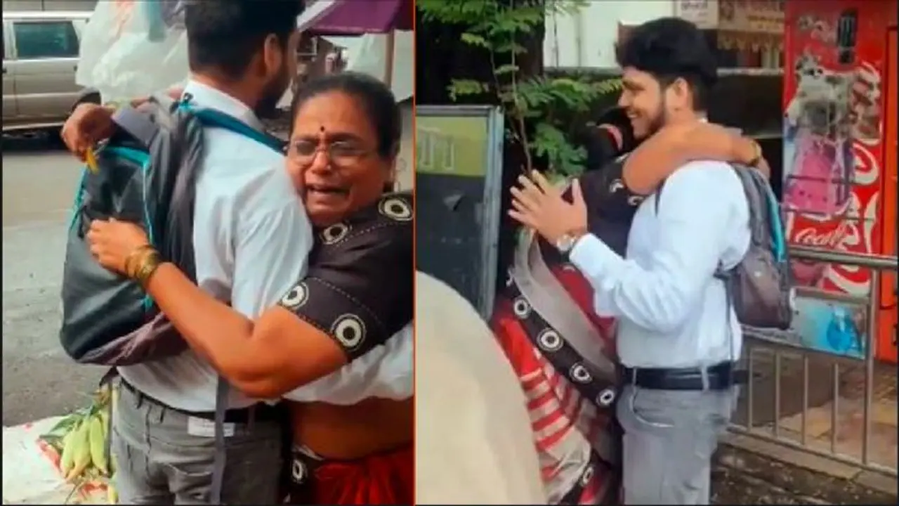 ಸಿಎ ಪಾಸ್ ಮಾಡಿದ ತರಕಾರಿ ಮಾರೋ ಮಹಿಳೆ ಮಗ: ಖುಷಿಯಿಂದ ಹಿರಿಹಿರಿ ಹಿಗ್ಗಿದ ಅಮ್ಮ