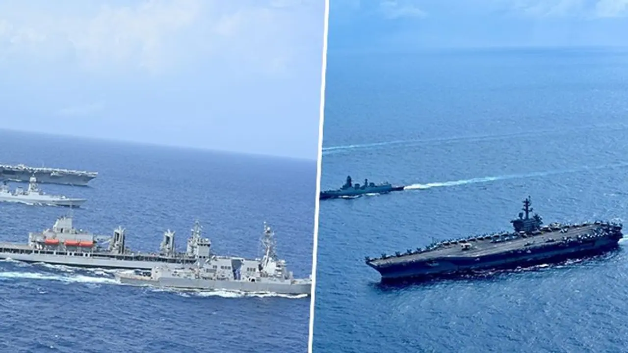 USS Theodore Roosevelt and Indian Navy conduct successful joint Indo Pacific exercises USS Theodore Roosevelt and Indian Navy conduct successful joint Indo Pacific exercises