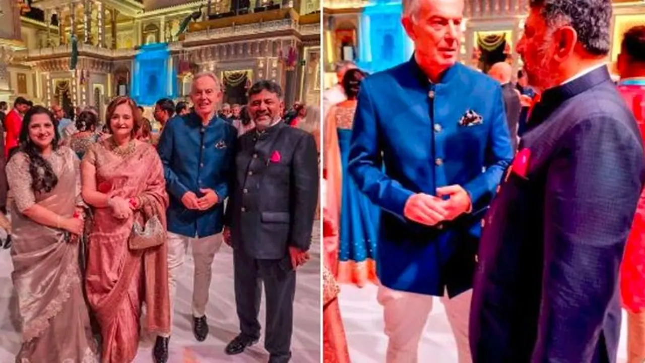 ಅಂಬಾನಿ ಮಗನ ಮದ್ವೆಯಲ್ಲಿ ಭಾಗಿಯಾಗಿ ಸೋಶಿಯಲ್ ಗ್ಯಾದರಿಂಗ್ ಅಂತ ಫೋಟೋ ಶೇರ್: ಡಿಕೆಶಿ ಫುಲ್ ಟ್ರೋಲ್ ಅಂಬಾನಿ ಮಗನ ಮದ್ವೆಯಲ್ಲಿ ಭಾಗಿಯಾಗಿ ಸೋಶಿಯಲ್ ಗ್ಯಾದರಿಂಗ್ ಅಂತ ಫೋಟೋ ಶೇರ್: ಡಿಕೆಶಿ ಫುಲ್ ಟ್ರೋಲ್