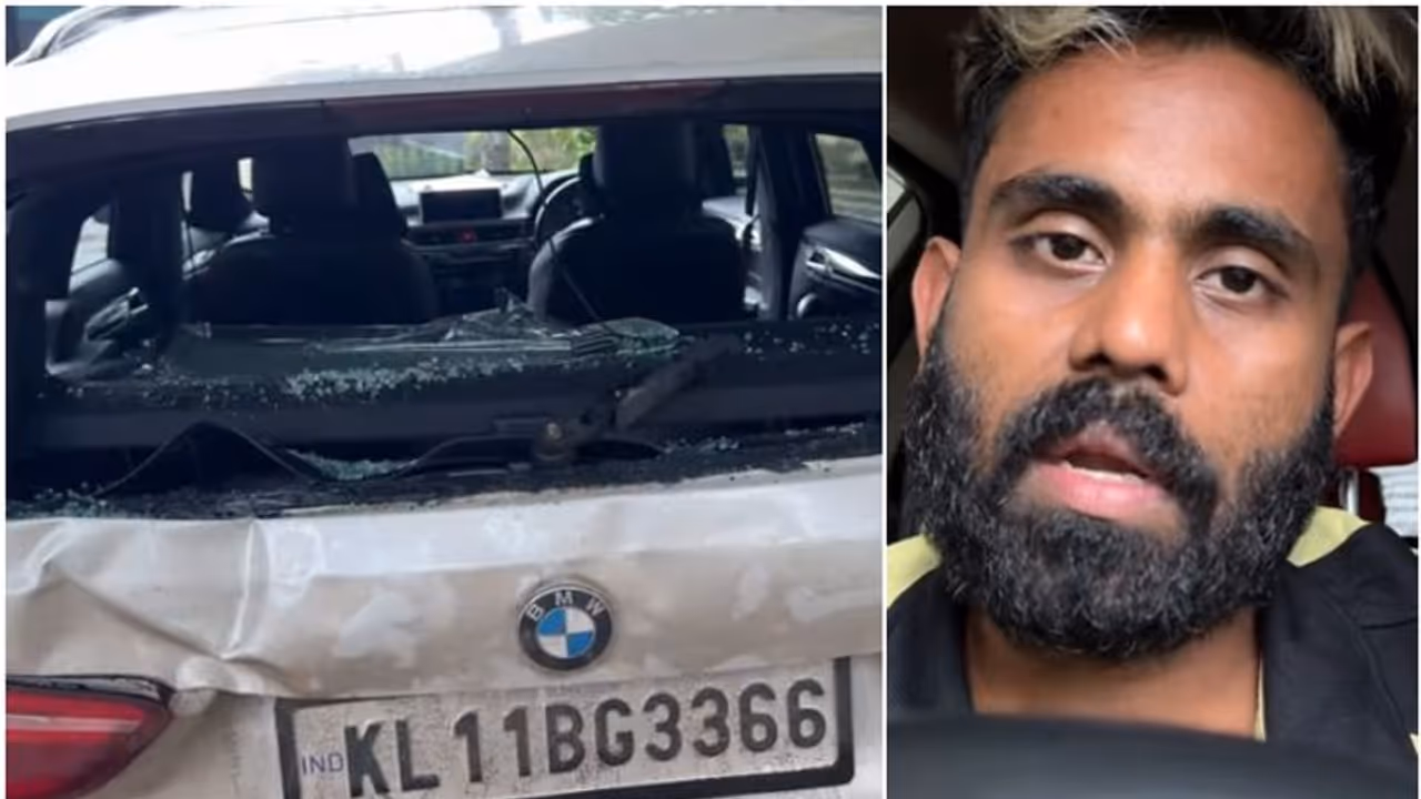 'ബിഎംഡബ്യൂവിന് പിന്നില്‍ ലോറിയിടിച്ചു' ; പൊലീസ് സ്റ്റേഷനില്‍ നേരിട്ടത് മോശം അനുഭവമെന്ന് സായി കൃഷ്ണ