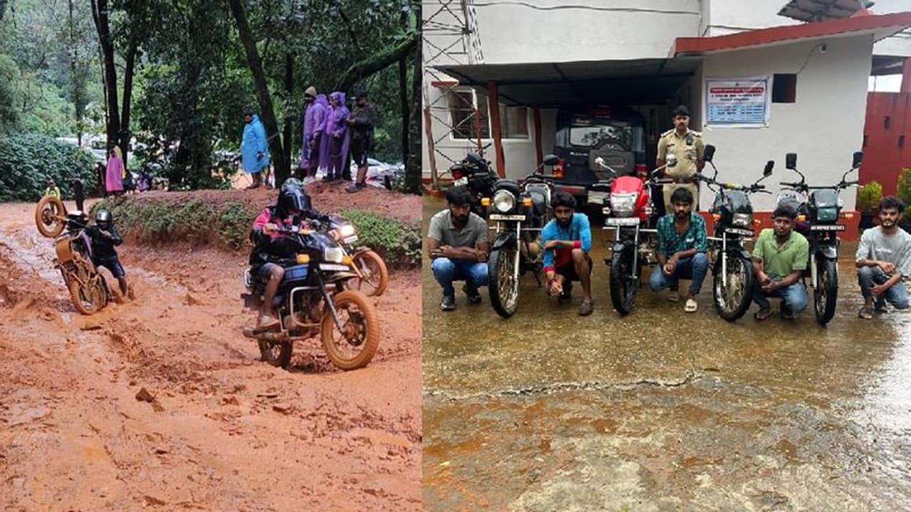 ಮಲೆನಾಡಿನಲ್ಲಿ ಮಳೆ ಬಿರುಸು: ರೀಲ್ಸ್ ಮಾಡಿದ ಹುಚ್ಚಿಗೆ ರಸ್ತೆ ಸಂಪೂರ್ಣ ಹಾಳು, ಐವರು ಪೊಲೀಸ್ ವಶಕ್ಕೆ!