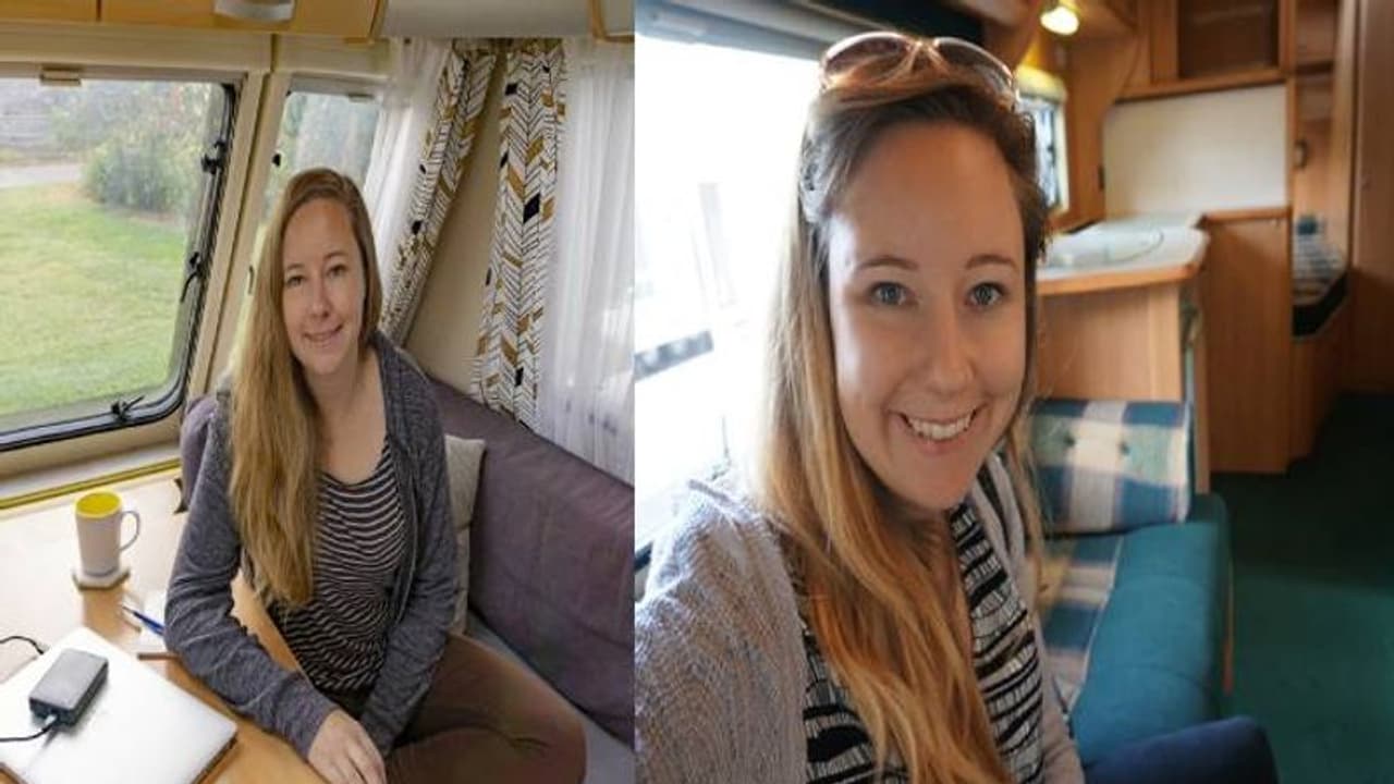 വാടക ലാഭം, സഞ്ചരിക്കുന്ന വീടുകൊണ്ട് രാജ്യം മൊത്തം ചുറ്റുകയും ചെയ്യാം, കാരവൻ വീട്ടിൽ ഹാപ്പിയെന്ന് യുവതി