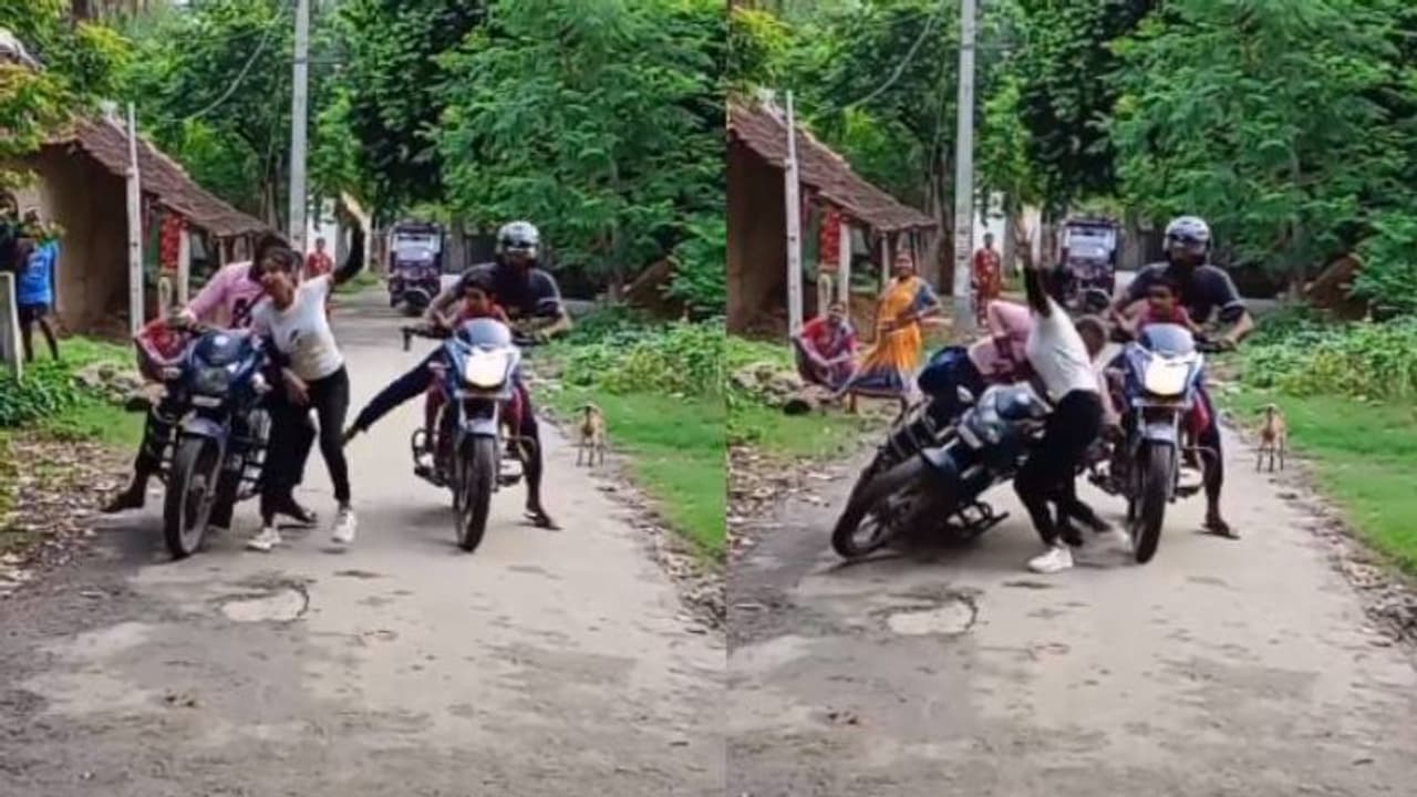 'കണ്ണിന് മുന്നിലൊരാൾ മരിച്ചാലും വീഡിയോ ഷൂട്ട് നിർത്തില്ലേ?', നടുറോഡിൽ ഡാൻസ്, നിലത്തുവീണ് ബൈക്ക് യാത്രികൻ 'കണ്ണിന് മുന്നിലൊരാൾ മരിച്ചാലും വീഡിയോ ഷൂട്ട് നിർത്തില്ലേ?', നടുറോഡിൽ ഡാൻസ്, നിലത്തുവീണ് ബൈക്ക് യാത്രികൻ