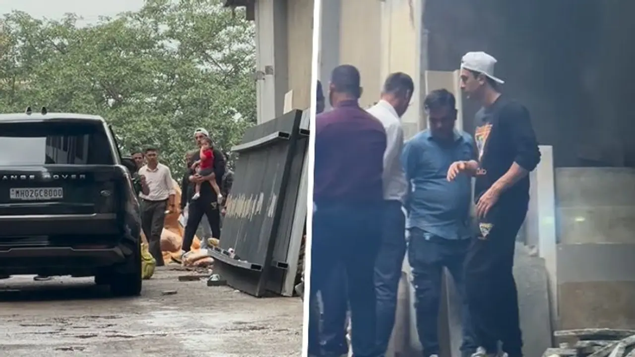 Ranbir Kapoor holds Raha close; father daughter duo step out to inspect construction work of new home [WATCH]
