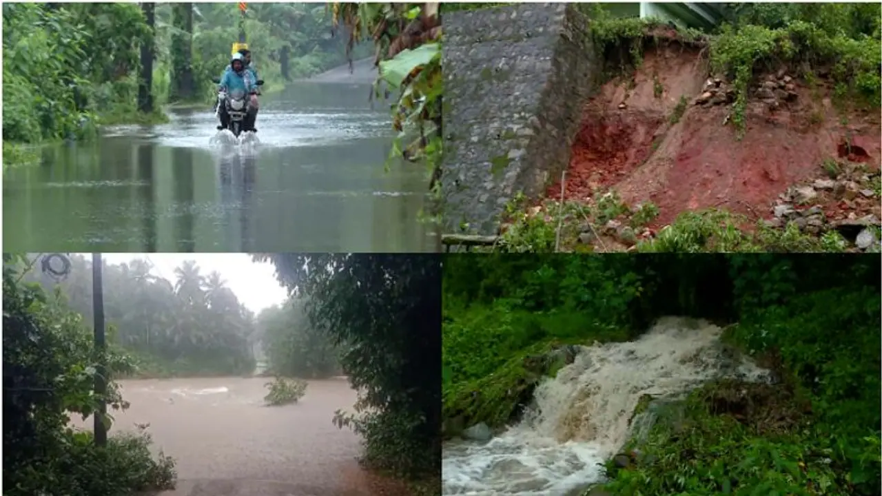 അതിതീവ്ര മഴ തുടരുന്നു; കൽപ്പറ്റ ബൈപ്പാസിൽ മണ്ണിടിച്ചിൽ, ഇടുക്കിയിൽ ഇടവിട്ട് മഴ; തൃശൂരിൽ വെള്ളക്കെട്ട് 