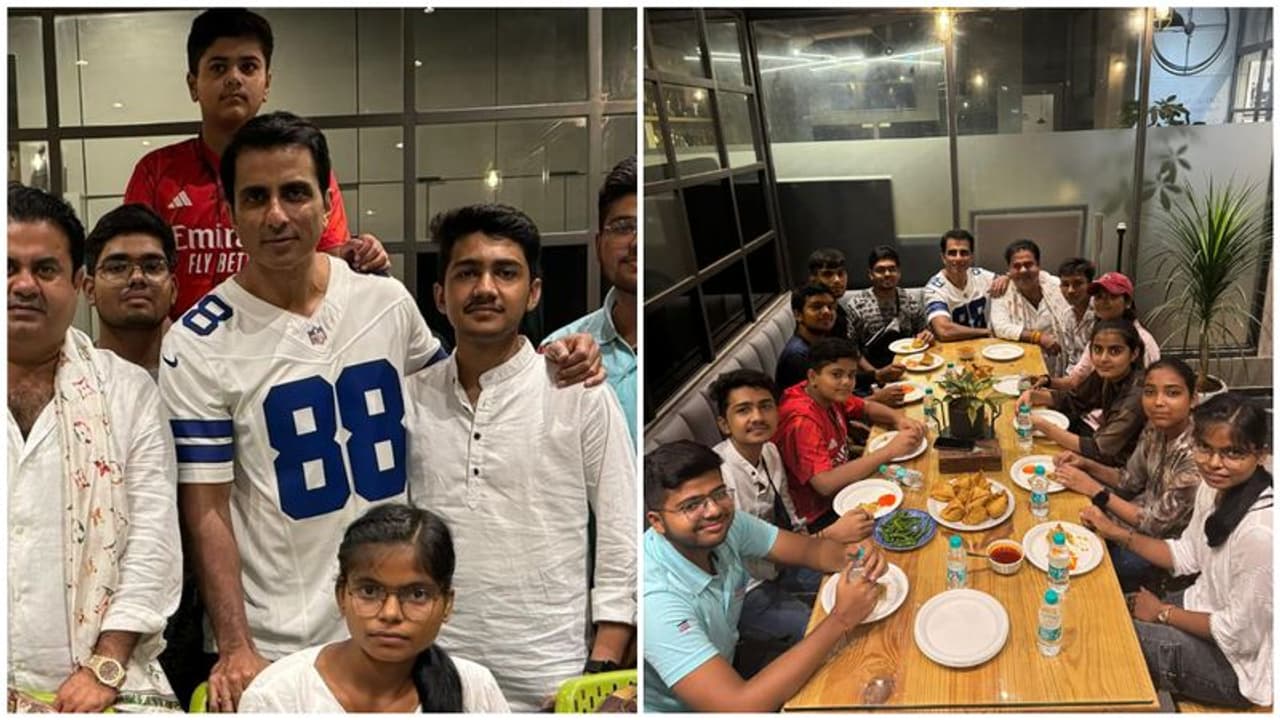 Sonu Sood's heartwarming meet with Uttarakhand's Board exam toppers: Shares glimpse into 'Fateh' with them