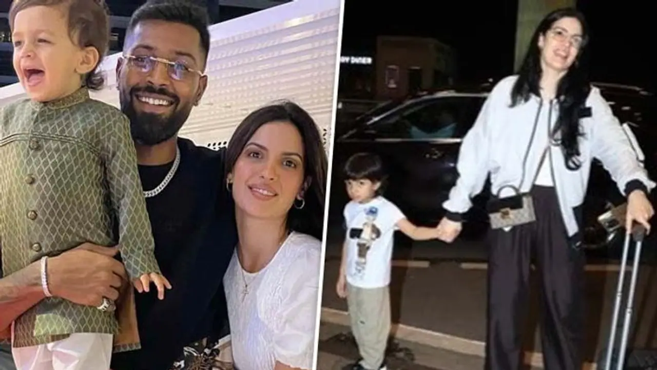 Hardik Pandya's wife Natasa Stankovic leaves India, travels to her home country Serbia amid divorce rumours