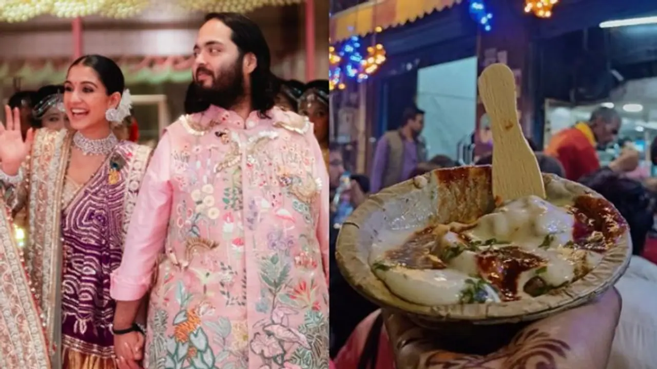 Which local outlets served at Anant Ambani Radhika Merchant's wedding?