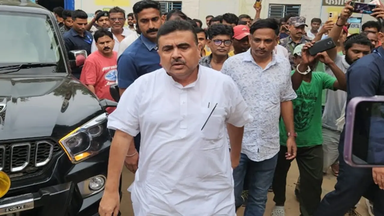 Kolkata rape murder: Clashes erupt between police and BJP protesters, Suvendu Adhikari detained