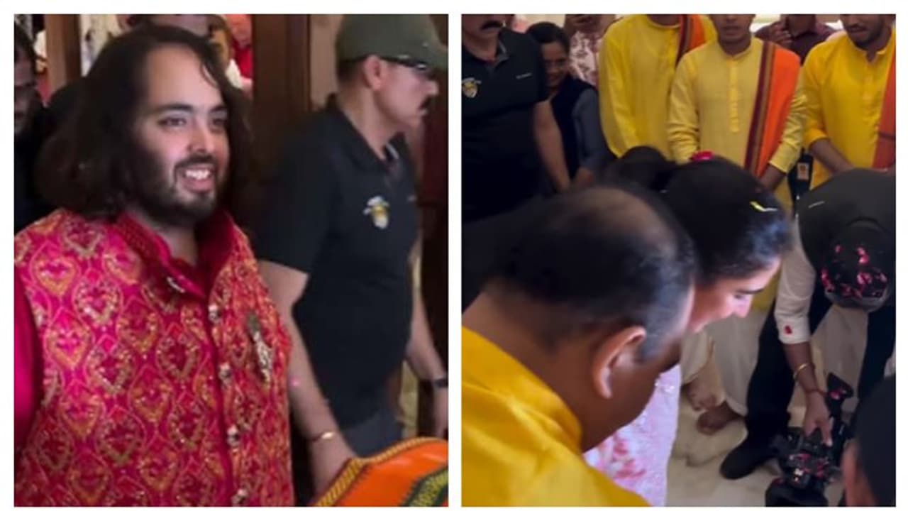 Radhika Merchant performs Griha Pravesh at Anant Ambani's Jamnagar house [WATCH]