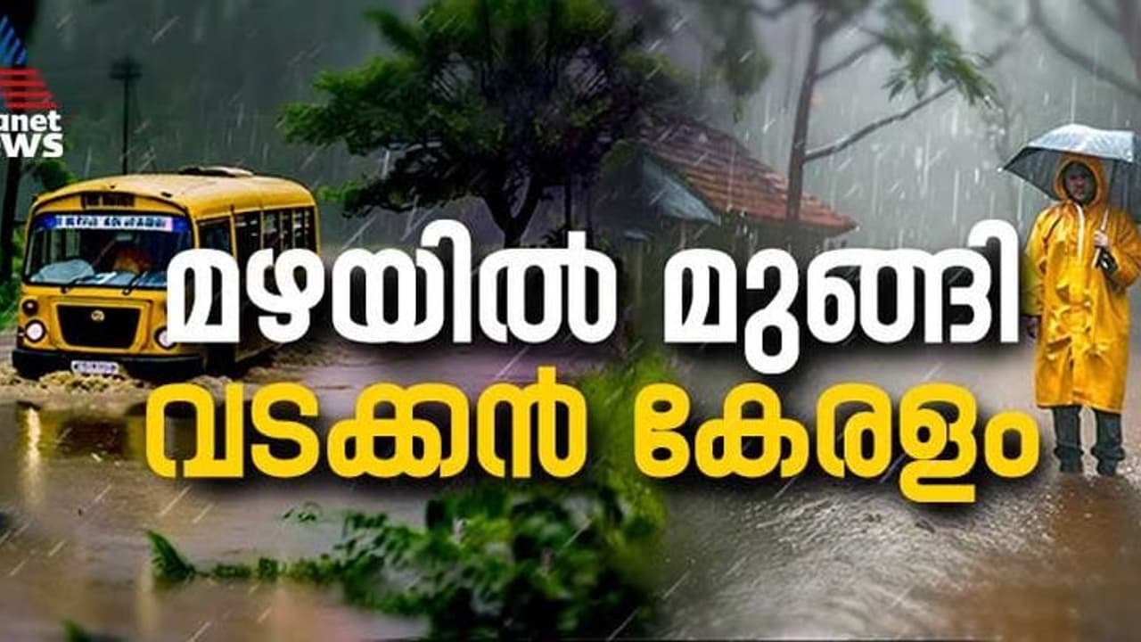 കേരളത്തില് അതിതീവ്ര മഴ തുടരുന്നു; ഇന്ന് രണ്ട് മരണം, മൂന്ന് ജില്ലകളിൽ റെഡ് അലർട്ട്, നാളെ അവധി 4 ജില്ലകളിൽ കേരളത്തില് അതിതീവ്ര മഴ തുടരുന്നു; ഇന്ന് രണ്ട് മരണം, മൂന്ന് ജില്ലകളിൽ റെഡ് അലർട്ട്, നാളെ അവധി 4 ജില്ലകളിൽ