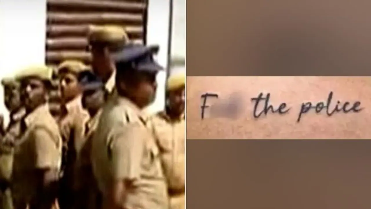 'F*** the police': Bengaluru artist in legal soup over controversial tattoo on Instagram