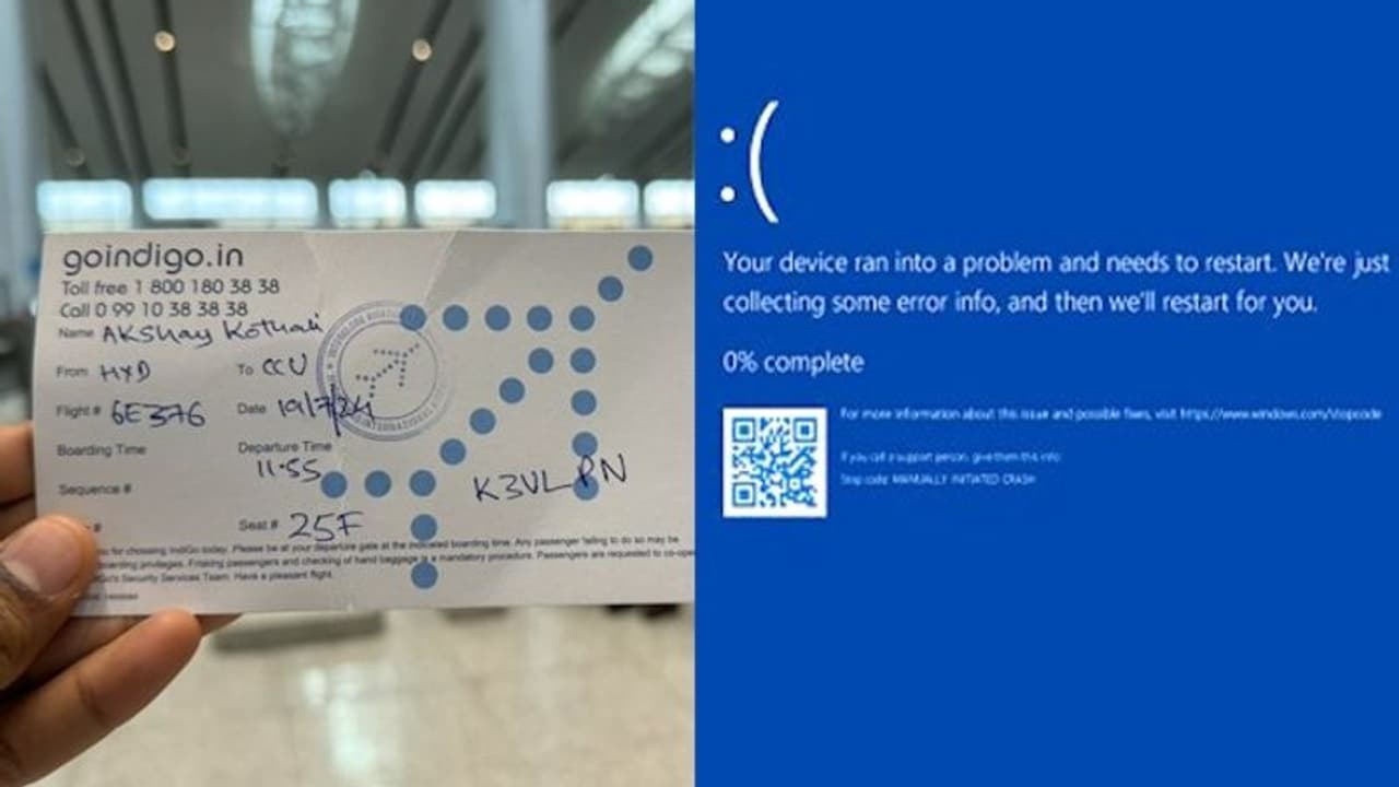 Microsoft global outage: Flyers' handwritten boarding passes set Internet abuzz, focus on return to 'basics' Microsoft global outage: Flyers' handwritten boarding passes set Internet abuzz, focus on return to 'basics'