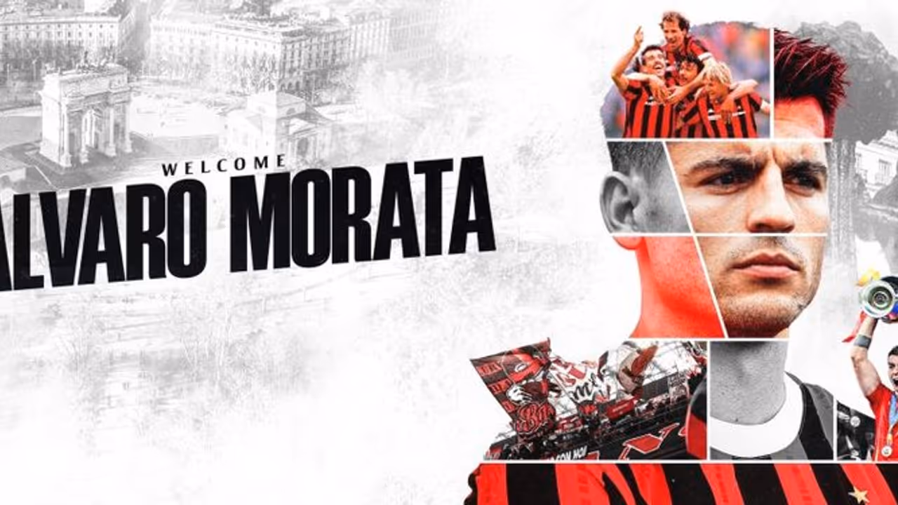 Spain star Alvaro Morata completes move from Atletico Madrid to AC Milan, signs contract until 2028 Spain star Alvaro Morata completes move from Atletico Madrid to AC Milan, signs contract until 2028