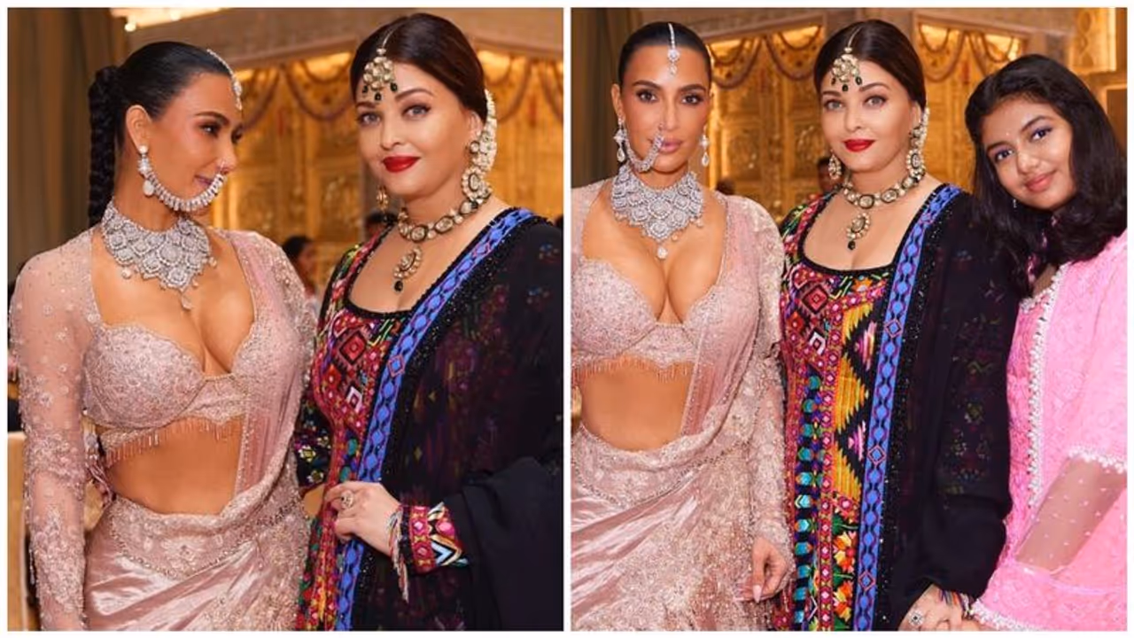 Kim Kardashian can't stop admiring Aishwarya Rai in these new VIRAL photos; Check them out!