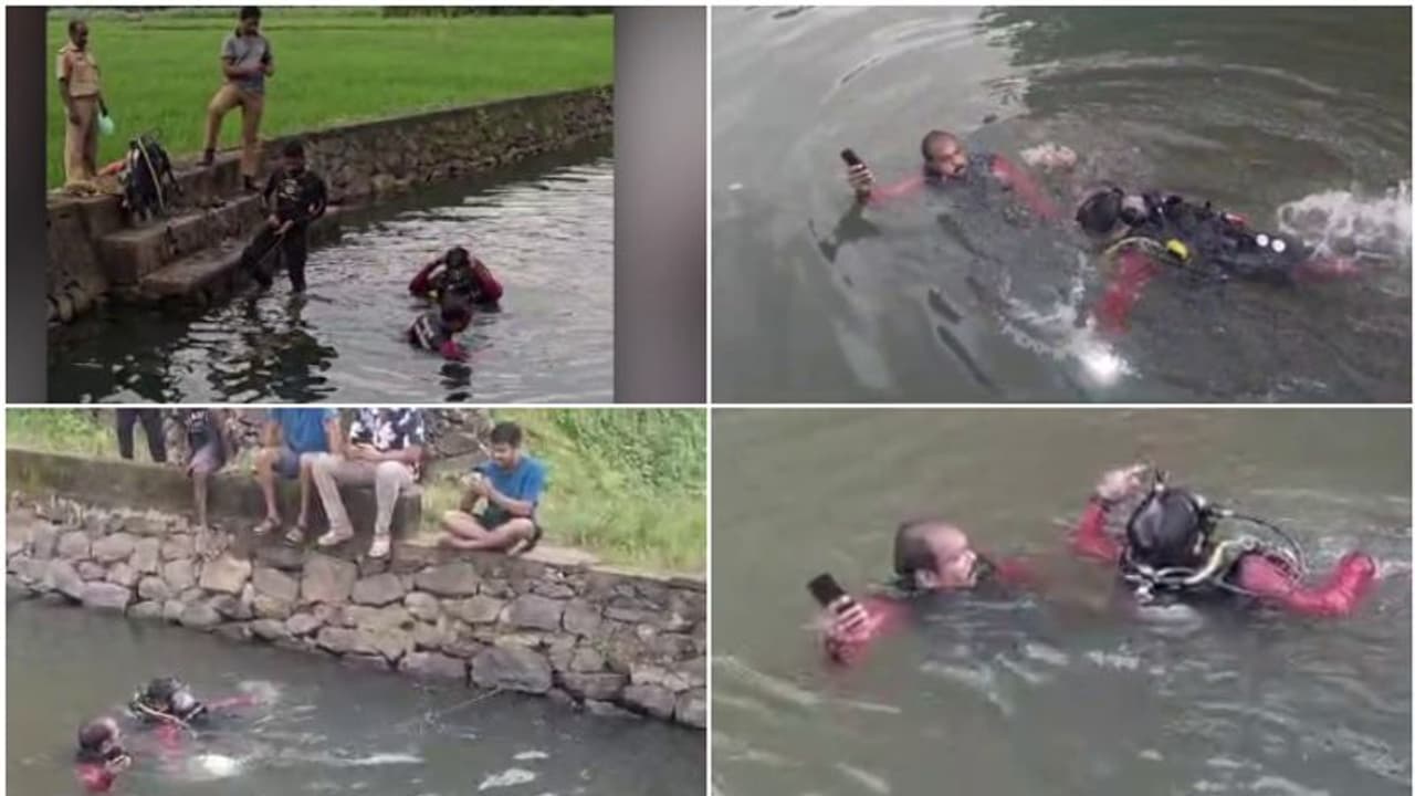 കുളിയ്ക്കാനിറങ്ങിയപ്പോൾ സെൽഫിയെടുക്കാൻ പൂതി; കൈ തെന്നി ഐ ഫോൺ കുളത്തിൽ വീണു, മുങ്ങിയെടുത്ത് ഫയർഫോഴ്സ്