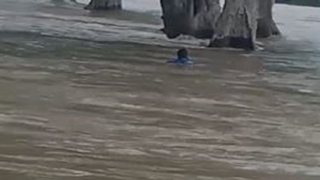 ಮಂಡ್ಯ: ಉಕ್ಕಿ ಹರಿಯುತ್ತಿರುವ ಕಾವೇರಿ ನದಿಯಲ್ಲಿ ಕೊಚ್ಚಿ ಹೋದ ಯುವಕ ಮಂಡ್ಯ: ಉಕ್ಕಿ ಹರಿಯುತ್ತಿರುವ ಕಾವೇರಿ ನದಿಯಲ್ಲಿ ಕೊಚ್ಚಿ ಹೋದ ಯುವಕ