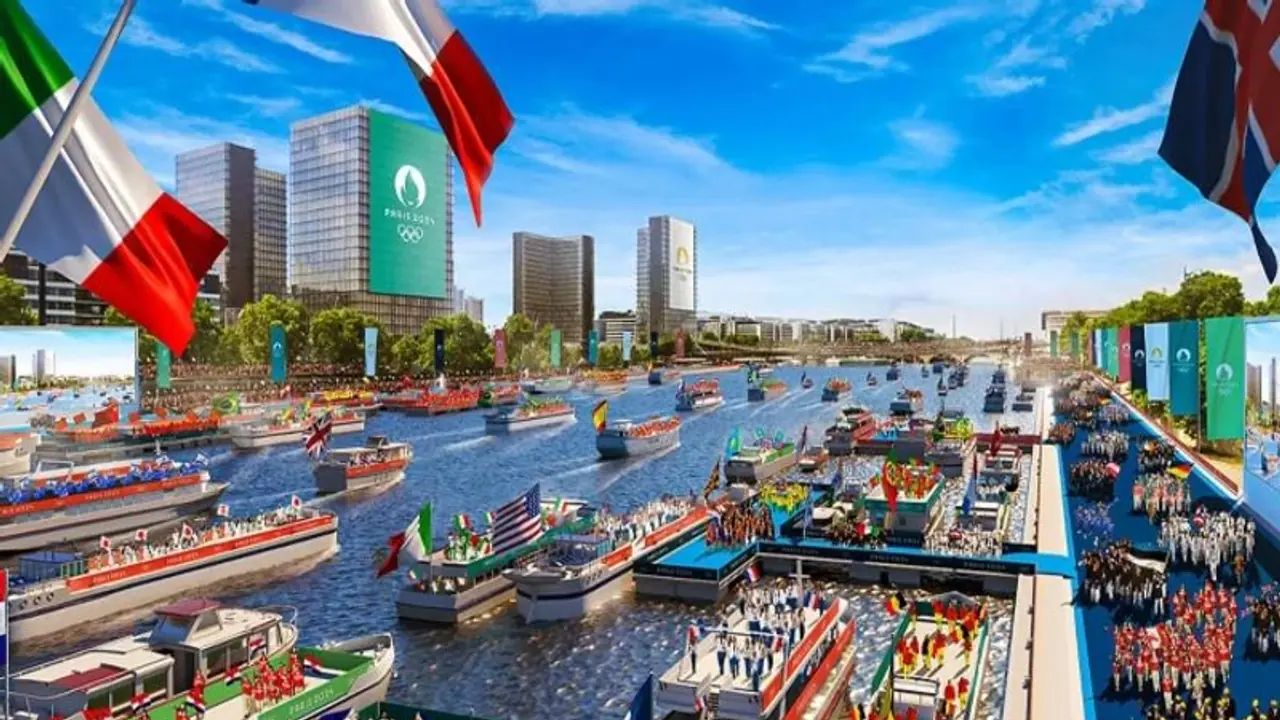 செய்ன் நதிக்கரையில் பாரீஸ் 2024 ஒலிம்பிக் தொடக்க விழா –10,714 விளையாட்டு வீரர்கள் படகில் ஊர்வலம் செல்ல ஏற்பாடு செய்ன் நதிக்கரையில் பாரீஸ் 2024 ஒலிம்பிக் தொடக்க விழா –10,714 விளையாட்டு வீரர்கள் படகில் ஊர்வலம் செல்ல ஏற்பாடு