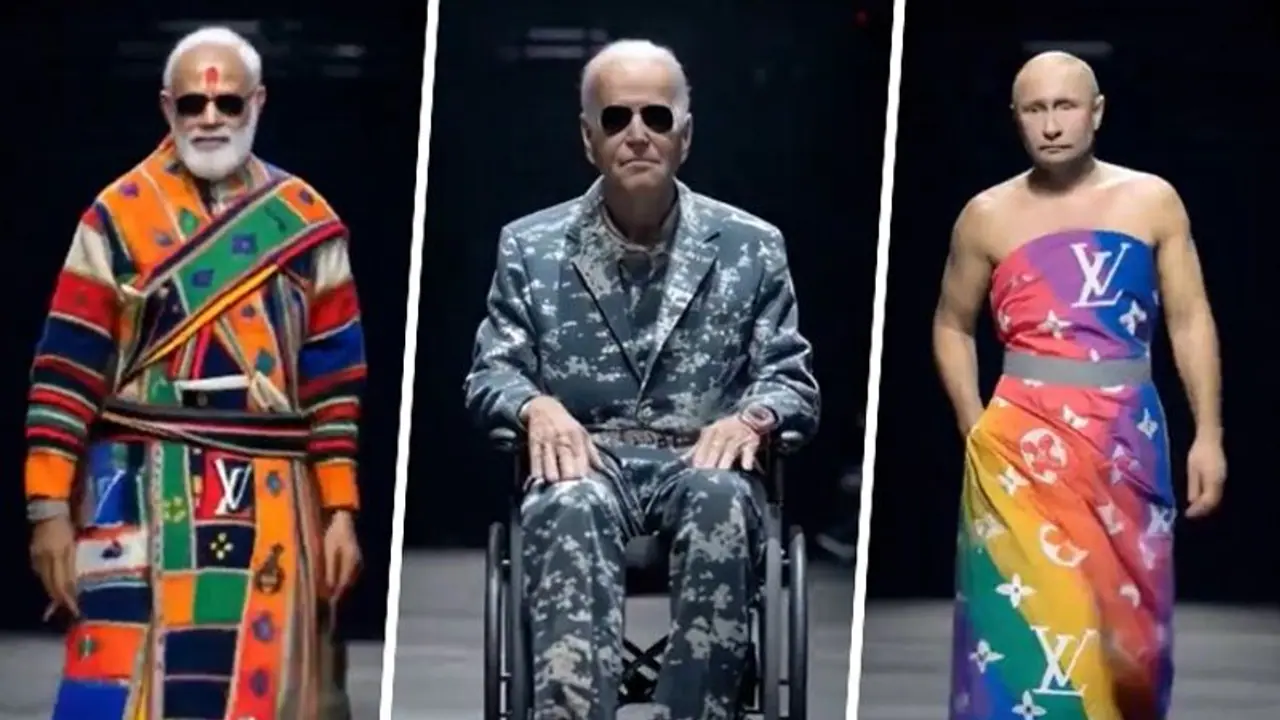 Elon Musk's AI fashion show featuring Modi, Biden, Putin, Pope and more breaks the Internet (WATCH) Elon Musk's AI fashion show featuring Modi, Biden, Putin, Pope and more breaks the Internet (WATCH)
