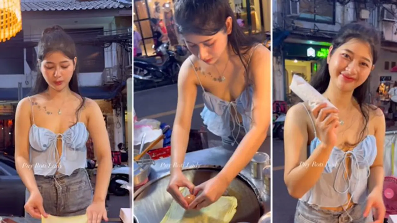 ವಡಾಪಾವ್ ಬಳಿಕ ಇದೀಗ ಬೀದಿ ಬದಿಯಲ್ಲಿ ಪರೋಟ ಗರ್ಲ್ ಪ್ರತ್ಯಕ್ಷ, ಜನವೋ ಜನ! ವಡಾಪಾವ್ ಬಳಿಕ ಇದೀಗ ಬೀದಿ ಬದಿಯಲ್ಲಿ ಪರೋಟ ಗರ್ಲ್ ಪ್ರತ್ಯಕ್ಷ, ಜನವೋ ಜನ!