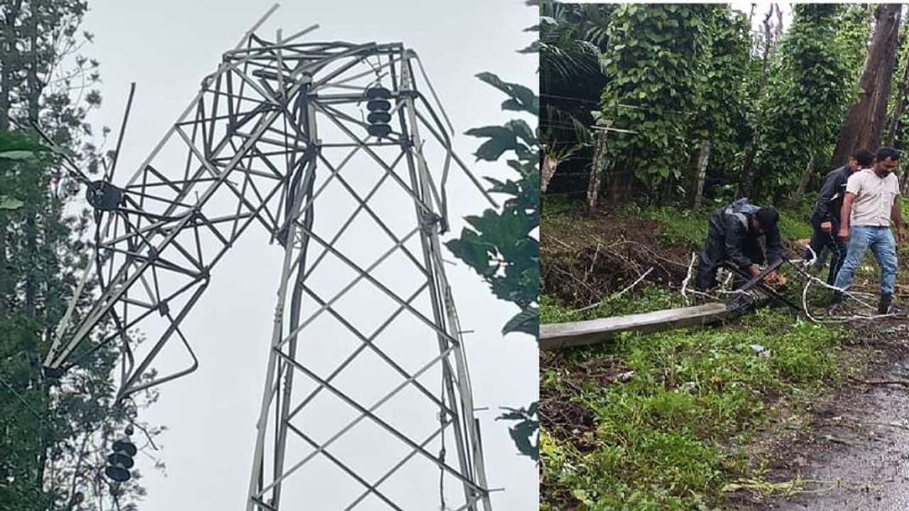 ಮಳೆ ಕ್ಷೀಣಿಸಿದ್ದರೂ ಮಲೆನಾಡಿನಲ್ಲಿ ಗಾಳಿ ಆರ್ಭಟ ಜೋರು: ಇನ್ನು 2 ದಿನ ಕತ್ತಲಲ್ಲಿ ಕೆಲಗ್ರಾಮಗಳು!