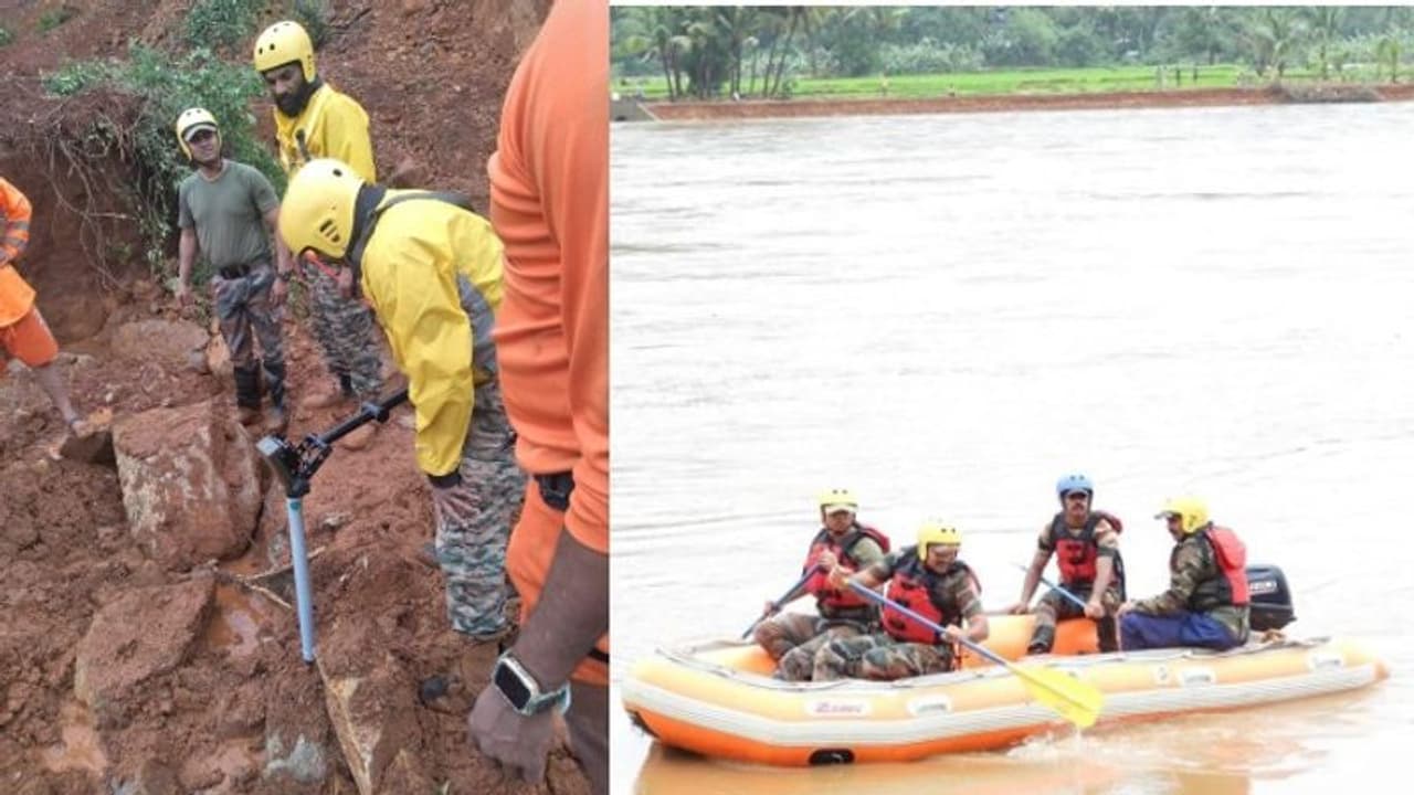 Indian Army extends aid to civil authorities in Karnataka amidst heavy rains and landslides