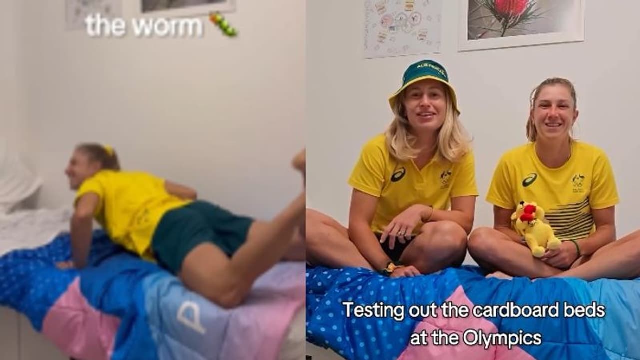 ಪ್ಯಾರಿಸ್ ಒಲಿಂಪಿಕ್ಸ್ನಲ್ಲಿ 'ಆ್ಯಂಟಿ ಸೆಕ್ಸ್ ಬೆಡ್'; ವಿಡಿಯೋ ಹಂಚಿಕೊಂಡ ಅಸೀಸ್ ಲೇಡಿ ಅಥ್ಲೀಟ್ಸ್ ಪ್ಯಾರಿಸ್ ಒಲಿಂಪಿಕ್ಸ್ನಲ್ಲಿ 'ಆ್ಯಂಟಿ ಸೆಕ್ಸ್ ಬೆಡ್'; ವಿಡಿಯೋ ಹಂಚಿಕೊಂಡ ಅಸೀಸ್ ಲೇಡಿ ಅಥ್ಲೀಟ್ಸ್