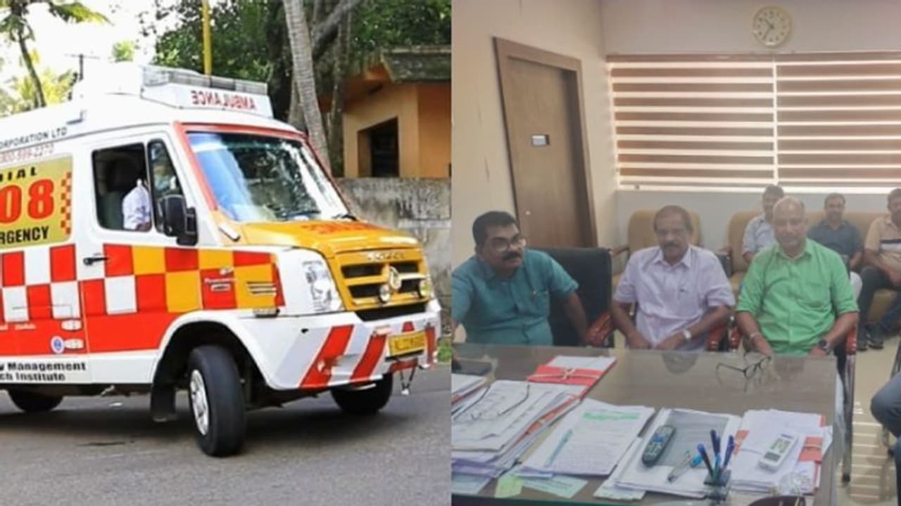 ശമ്പളമില്ല, 108 ആംബുലൻസ് പൂർണമായും നിർത്തിവെച്ച് സിഐടിയു പണിമുടക്ക്, മന്ത്രിയുടെ ഇടപെടൽ, പിന്നാലെ പിൻവലിച്ചു ശമ്പളമില്ല, 108 ആംബുലൻസ് പൂർണമായും നിർത്തിവെച്ച് സിഐടിയു പണിമുടക്ക്, മന്ത്രിയുടെ ഇടപെടൽ, പിന്നാലെ പിൻവലിച്ചു