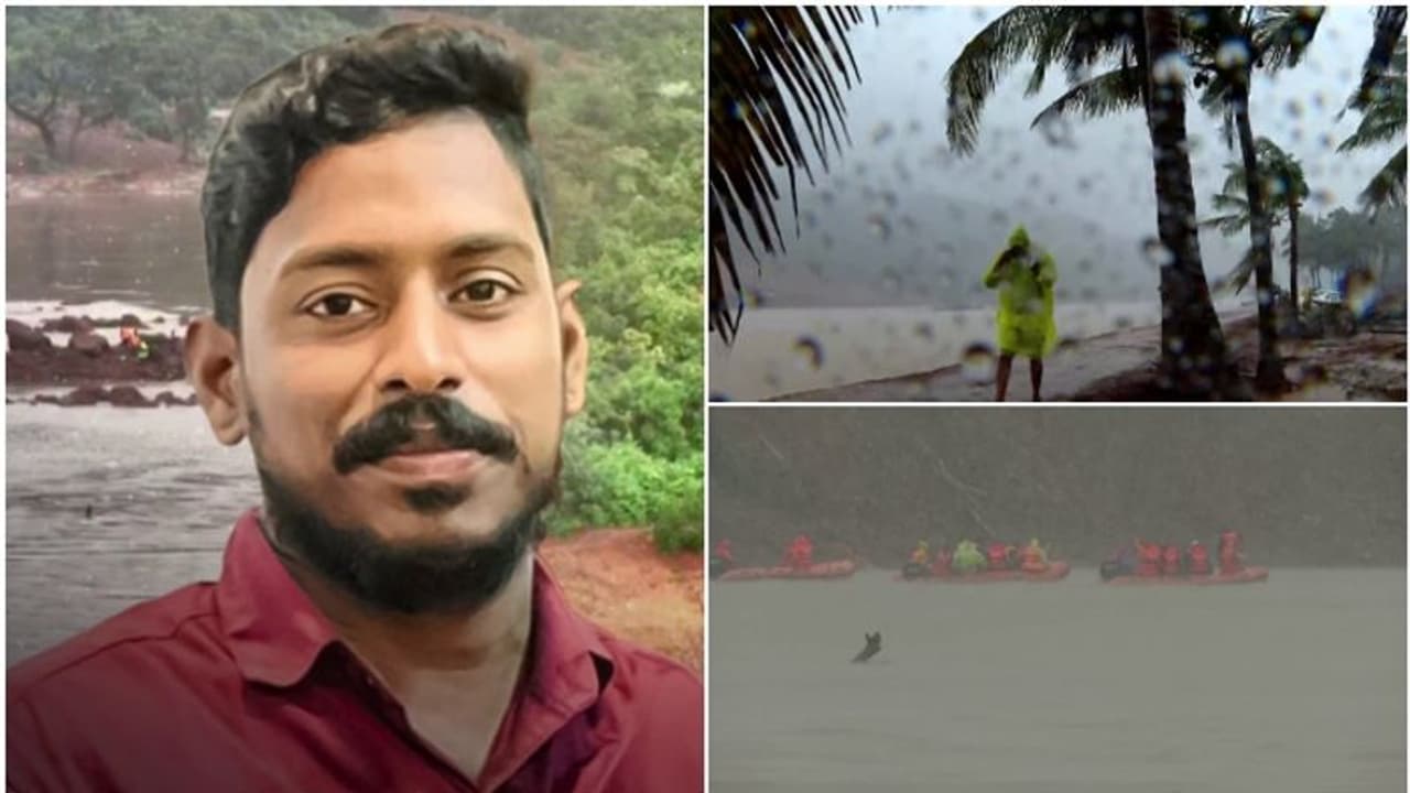 അർജുനായുള്ള തെരച്ചിലിൽ കാലാവസ്ഥയും നിർണായകം; ഉത്തര കന്നഡ ജില്ലയിൽ നാളെ ഓറഞ്ച് അലർട്ട്, വ്യാപക മഴയ്ക്ക് സാധ്യത അർജുനായുള്ള തെരച്ചിലിൽ കാലാവസ്ഥയും നിർണായകം; ഉത്തര കന്നഡ ജില്ലയിൽ നാളെ ഓറഞ്ച് അലർട്ട്, വ്യാപക മഴയ്ക്ക് സാധ്യത