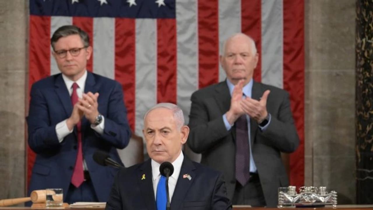 'Gaza war will end if Hamas...': Israel PM gets standing ovation in US Congress for fiery speech (WATCH)